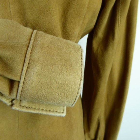 MONTEVIDEO SUEDE whip stiched SHIRT jacket M - Picture 5 of 12